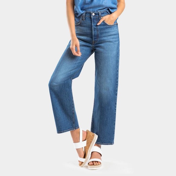 LEVI'S RIBCAGE STRAIGHT ANKLE JEANS - Picture 3 of 11